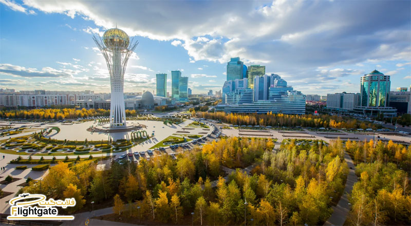 پرواز تهران آکتائو